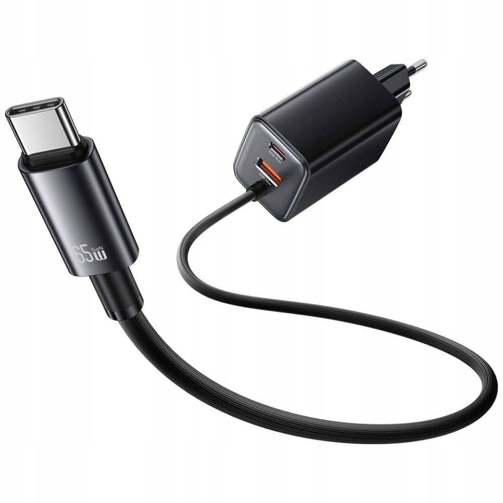 Nabíjačka Usams Jc CC266 65W GaN Fast Charger 2xUSB-C 1xUSB
