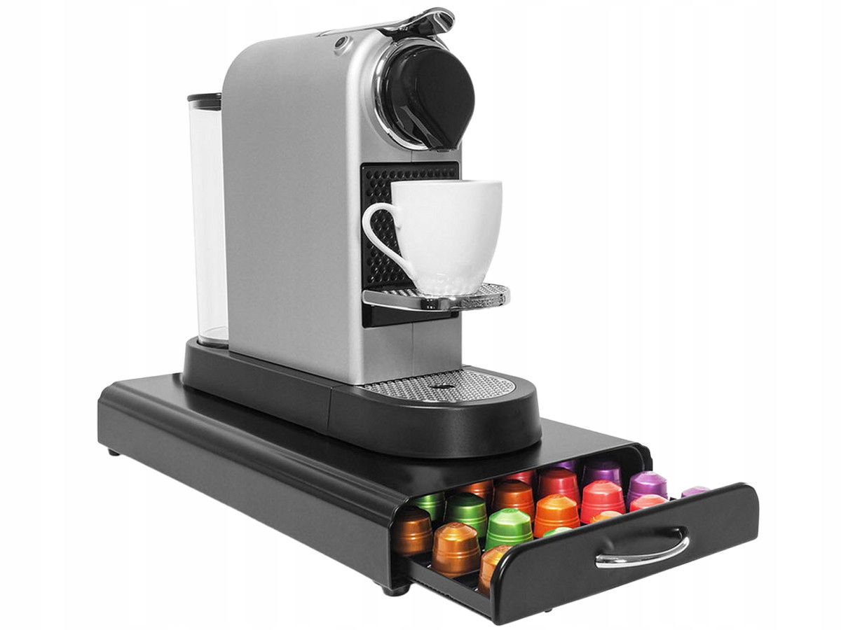 Nádoba na kapsule Nespresso na 50ks kovová