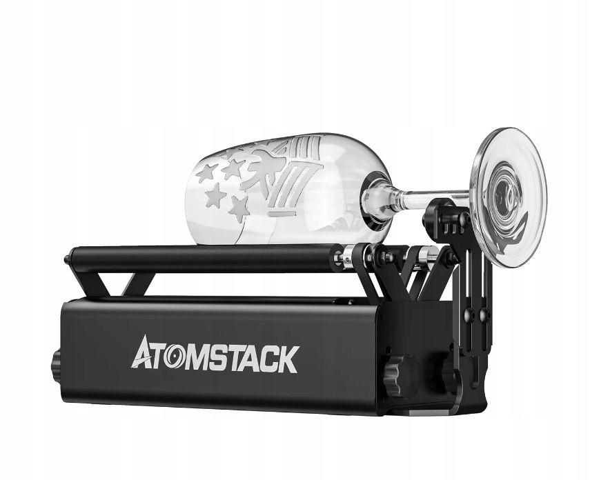 Nadstavec-rotačný valček Atomstack R3 Pro pre laserový gravírovač
