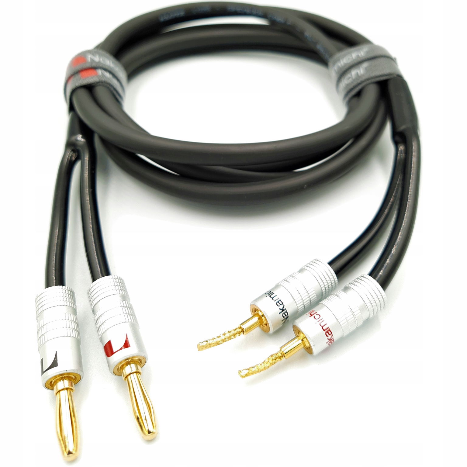 Nakamichi Reproduktorový kábel 2x1,5 špendlík banán 10 m