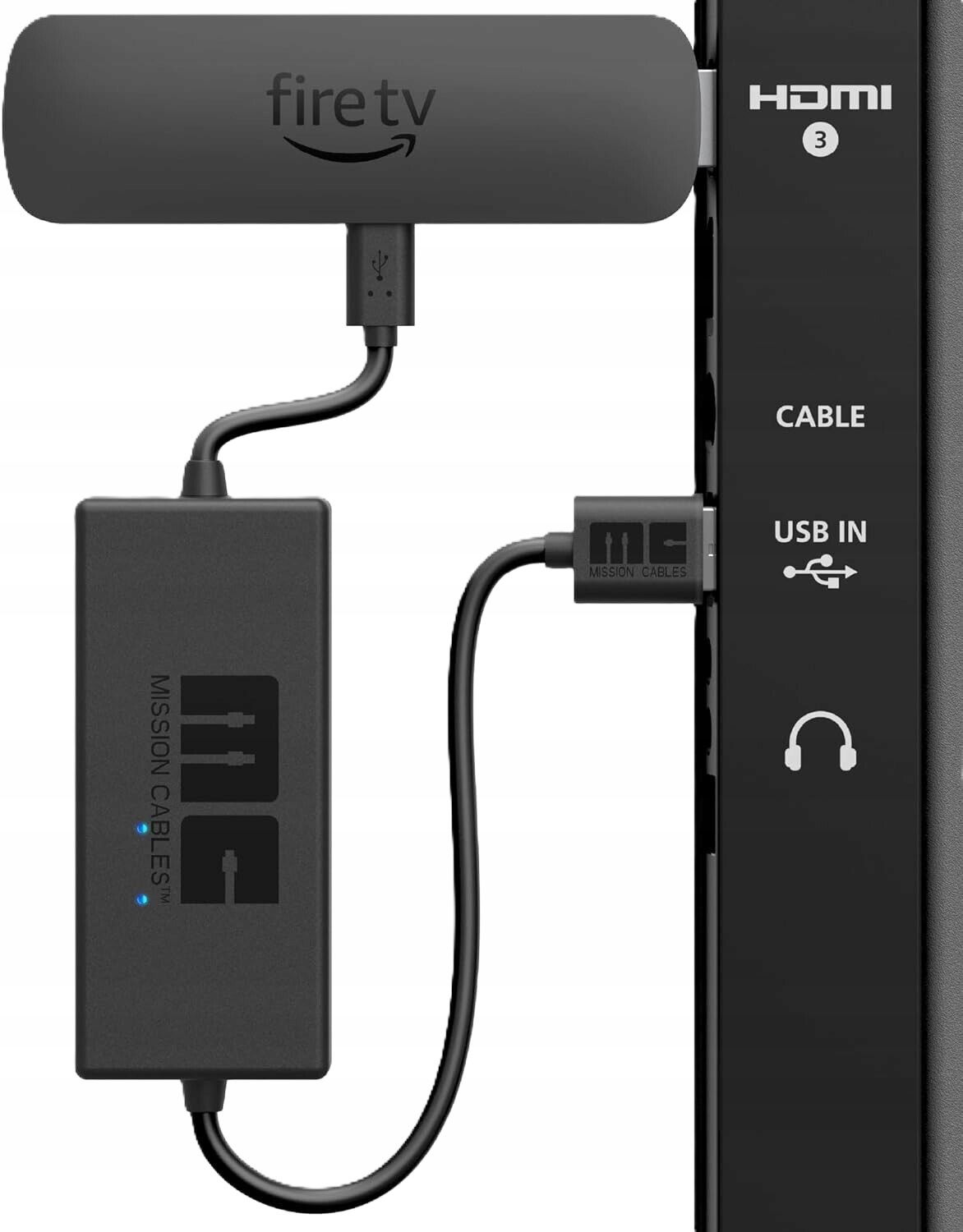 Napájací adaptér pre Fire Tv Stick Mission Power