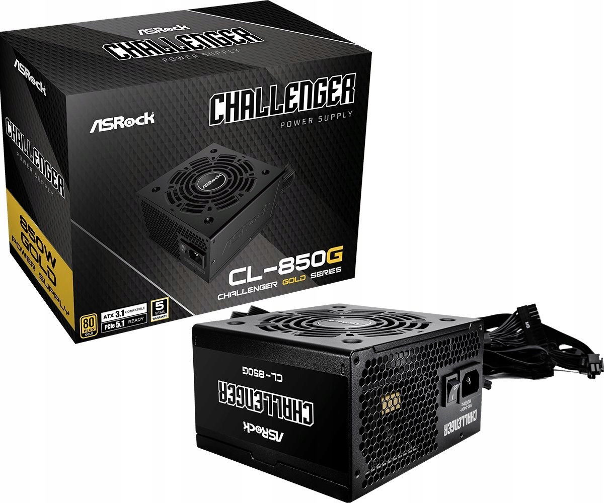 Napájací zdroj ASRock Challenger 850W 80 Plus Gold