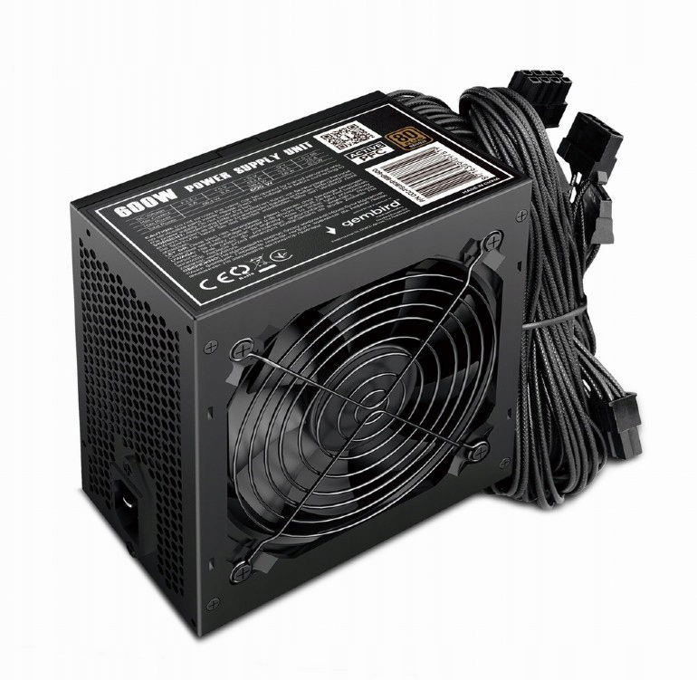 Napájací zdroj Atx 80+Bronze 600W aktívny Pfc, 12 cm