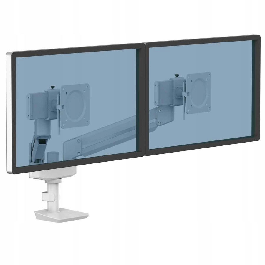 Nastaviteľné rameno pre 2 LCD monitory Tallo biele