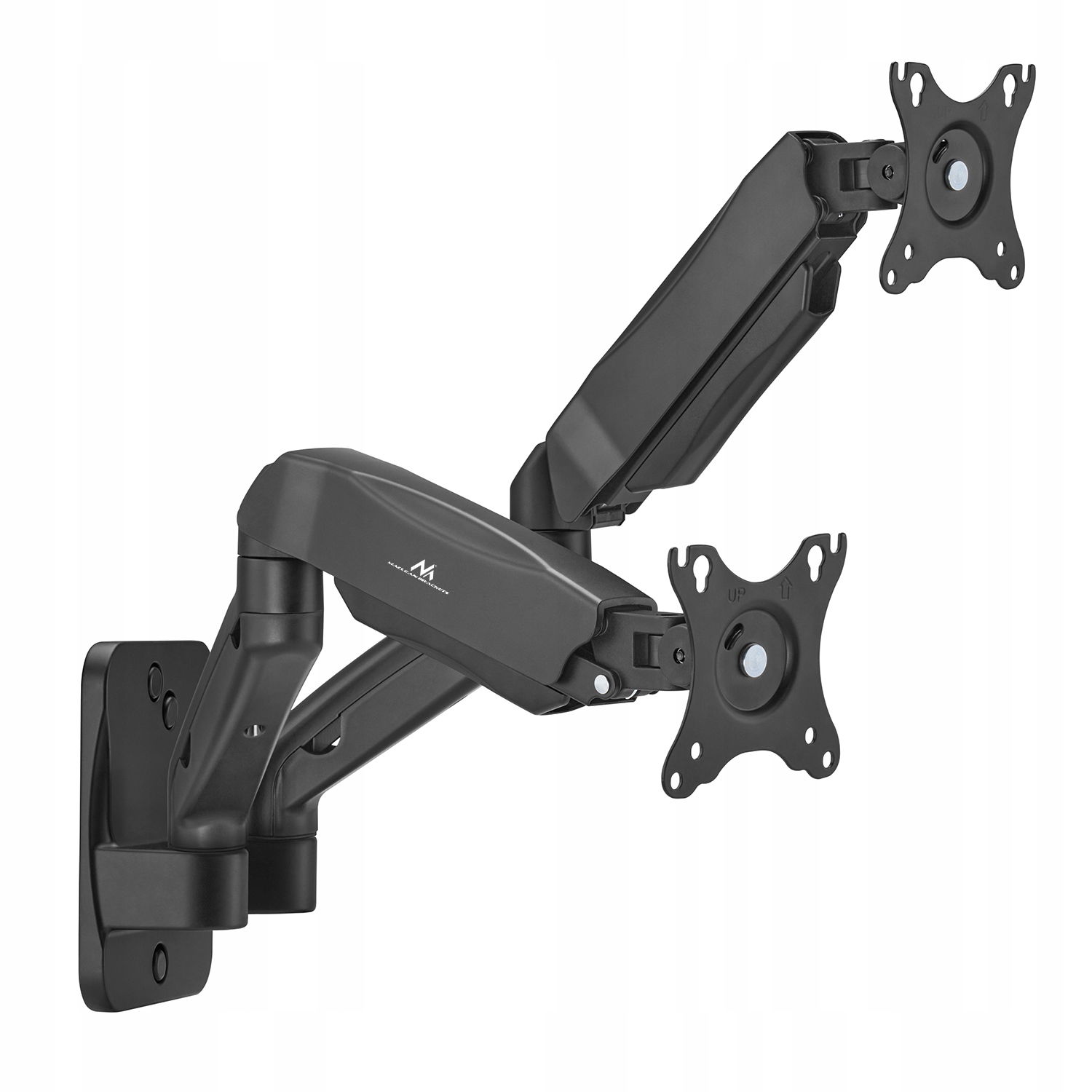 Nástenný držiak pre dva monitory nastaviteľný 17-32'' 9kg pružinový mechanizmus