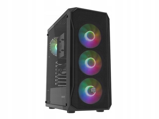 Natec Fury Shobo SH4F Rgb puzdro Midi Tower s oknom