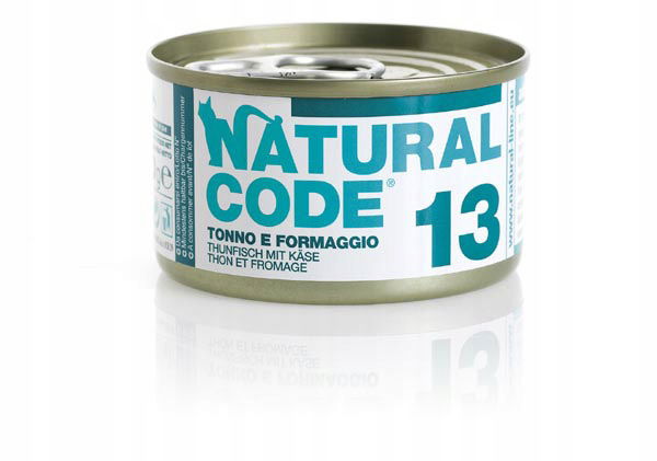 Natural Code 13 tuniak, syr 85 g