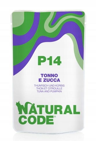 Natural Code P14 – tuniak a tekvica mačka 70 g