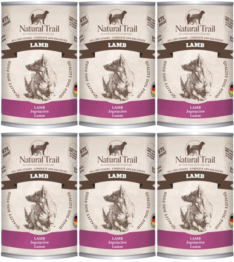 Natural Trail Jahňacie mäso 6 x 400 g