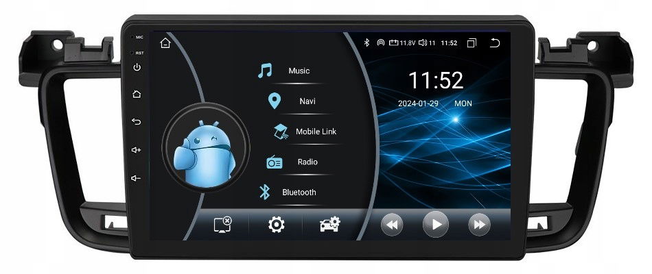 Navigácia Rádio 2DIN Android Peugeto 508 2/32 Gb Dsp Carplay Lte