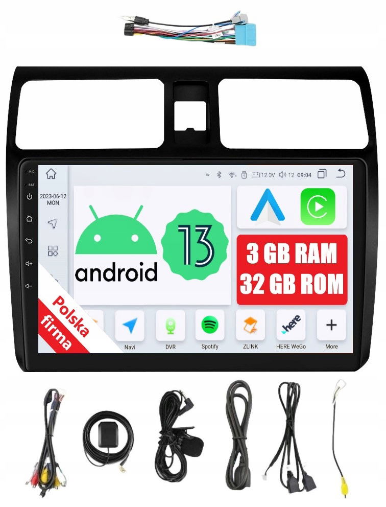 Navigácia Rádio 2DIN Android Suzuki Swift 4 IV 3/32 Gb Dsp Carplay