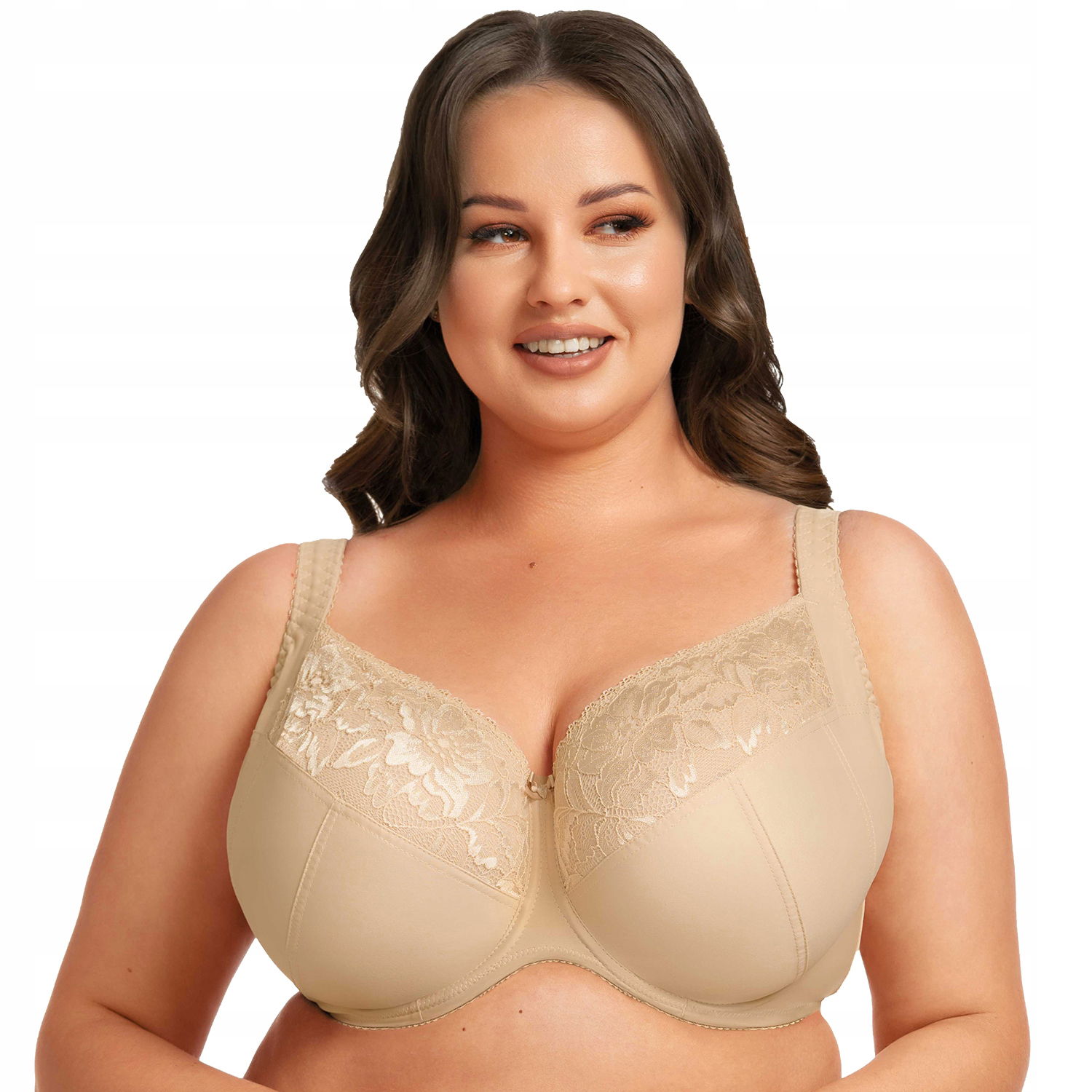 Nessa Omena New N507 béžová čipka Mäkká podprsenka Soft 80G