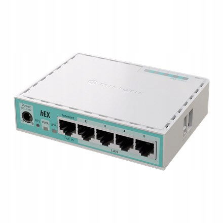 Net Router 10/100/1000 M 5P HEX/E50UG Mikrotik