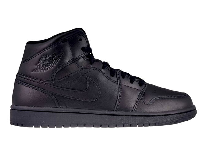 Nike Air Jordan 1 Mid 554724-093 Čierne 45.5