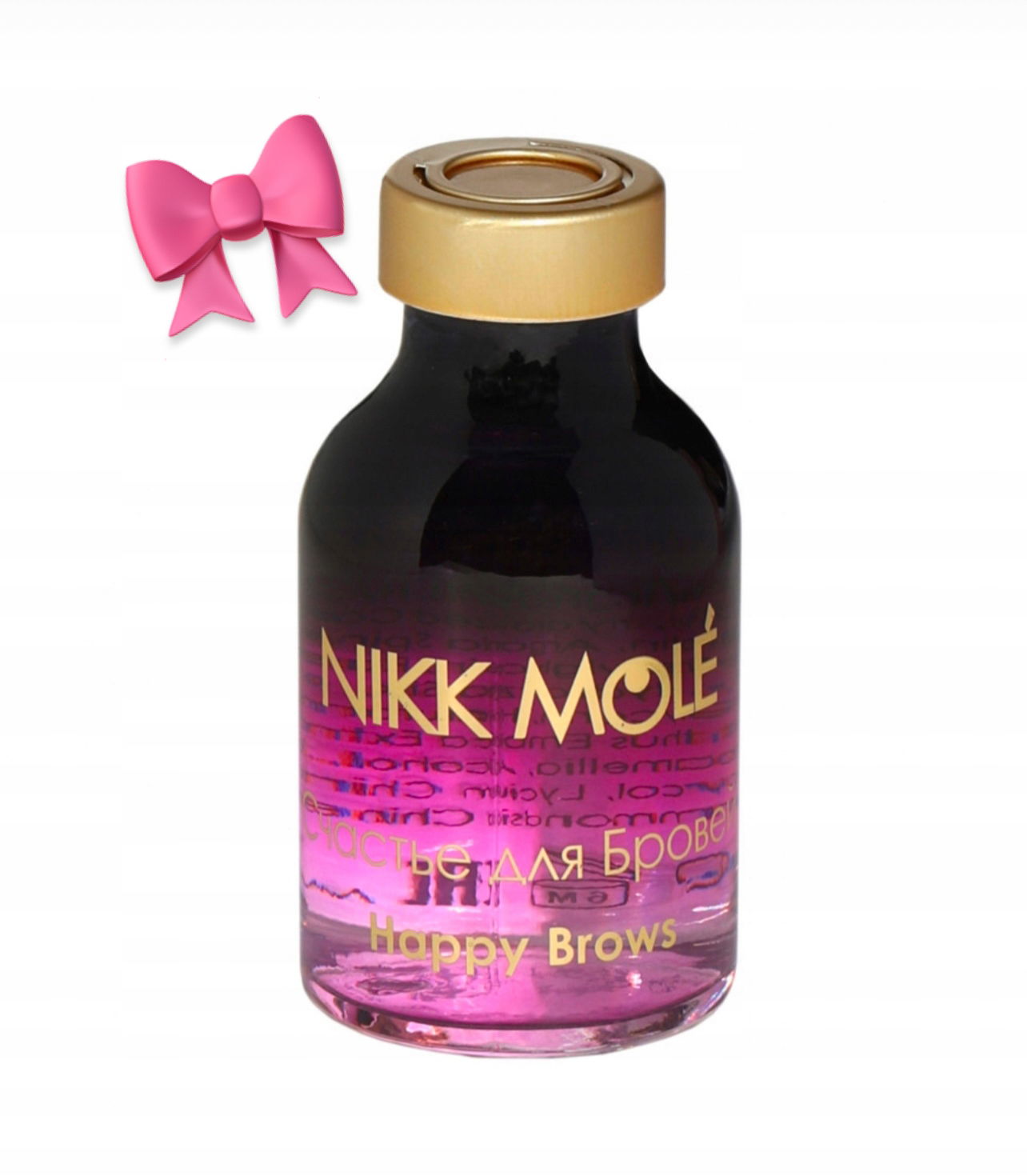 Nikk Mole Happy brows sérum na šťastie pre obočie 20 ml koncentrát