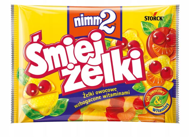 Nimm2 Śmiejki ovocné želé 100g