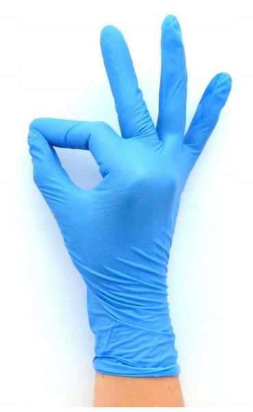 Nitrilové Diagnostické Rukavice S Aloe Vera R. S Sadou 10 Kusov, Silné