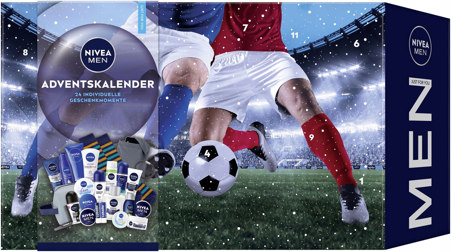 Nivea Adventný kalendár 2025 s 24 prekvapeniami pre mužov