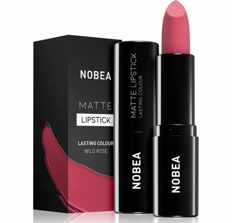 Nobea Day-to-Day Matte Lipstick matný rúž odtieň Wild rose #M18 3 g
