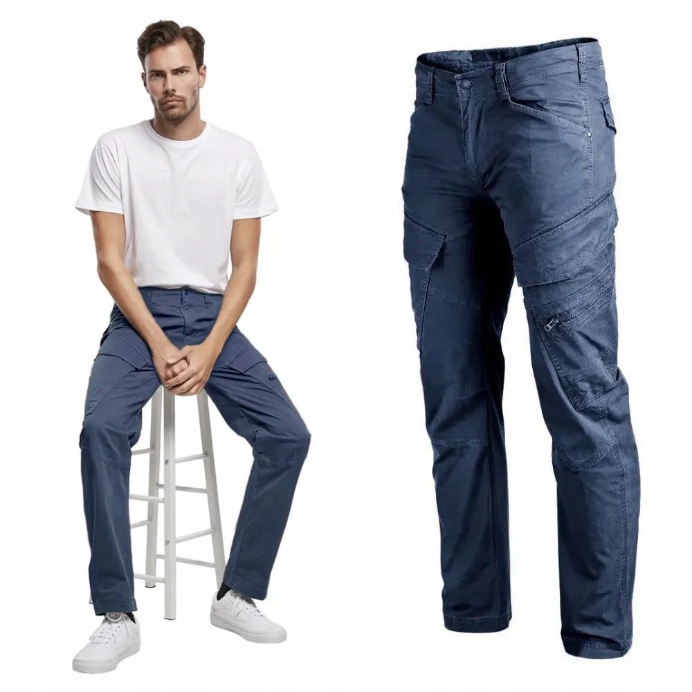Nohavice Brandit Adven Slim Fit Trousers Navy XXL