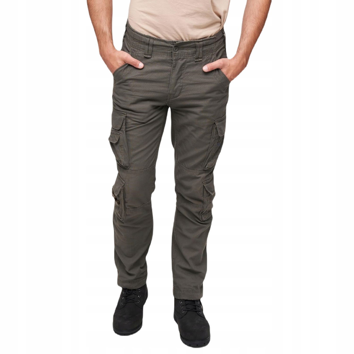 Nohavice Brandit Pure Slim Fit Olive S