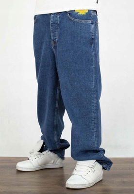 Nohavice Homeboy X-Tra Baggy Denim Washed Blue