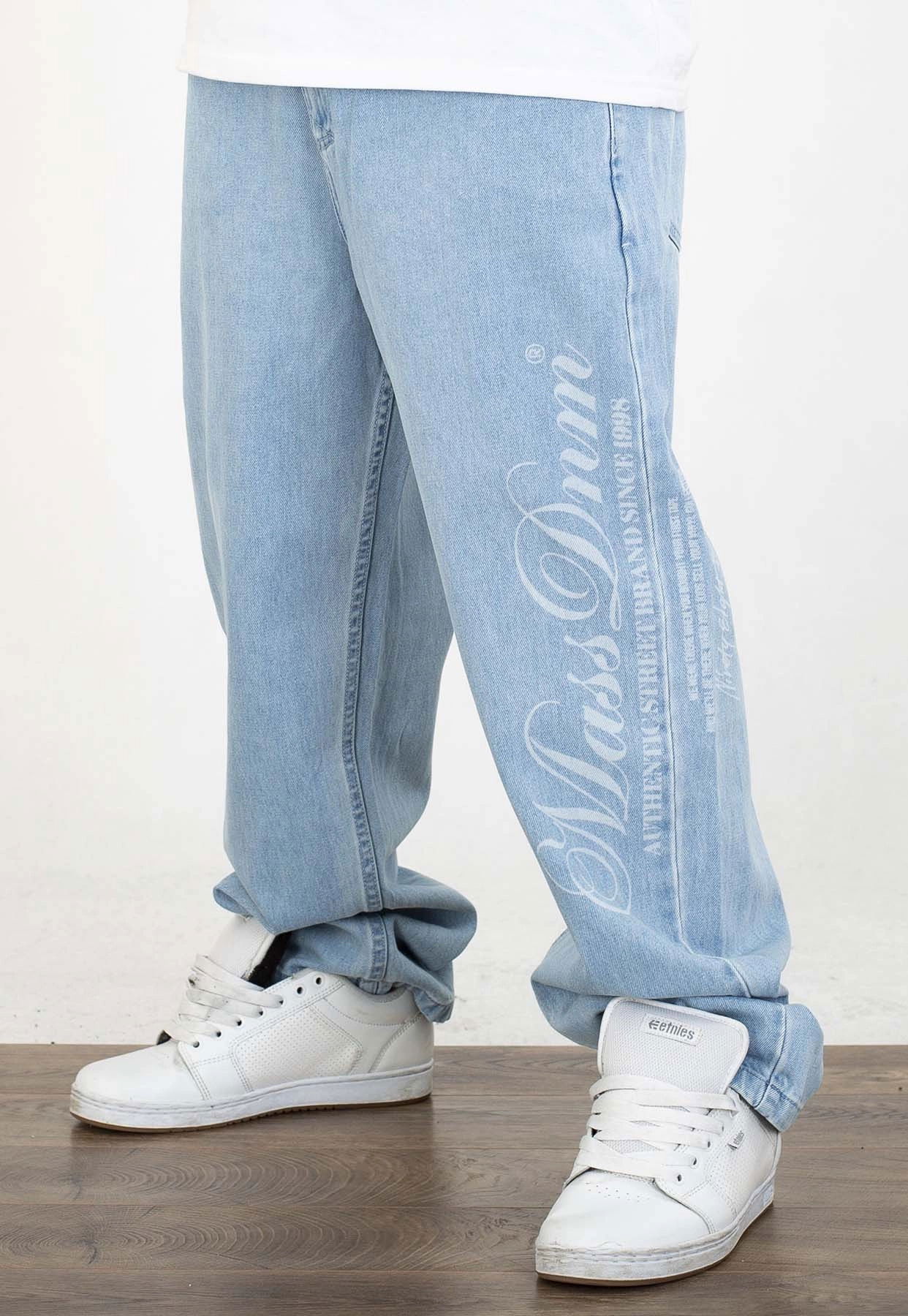 Nohavice Mass Jeans Baggy Fit Authentic light modré