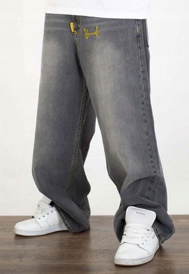 Nohavice Stoprocent Baggy Washed Black jeans čierne