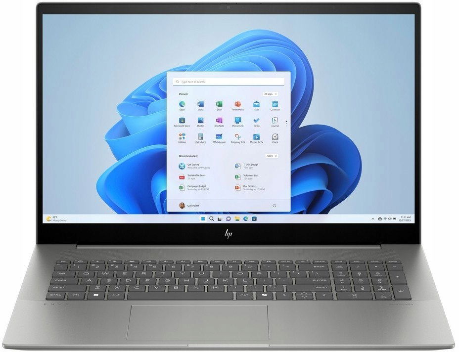Notebook Hp Envy 17 Ultra 7 155U 64GB 1TB Ssd Fhd Dotyk Rtx 3050 Win11Pro