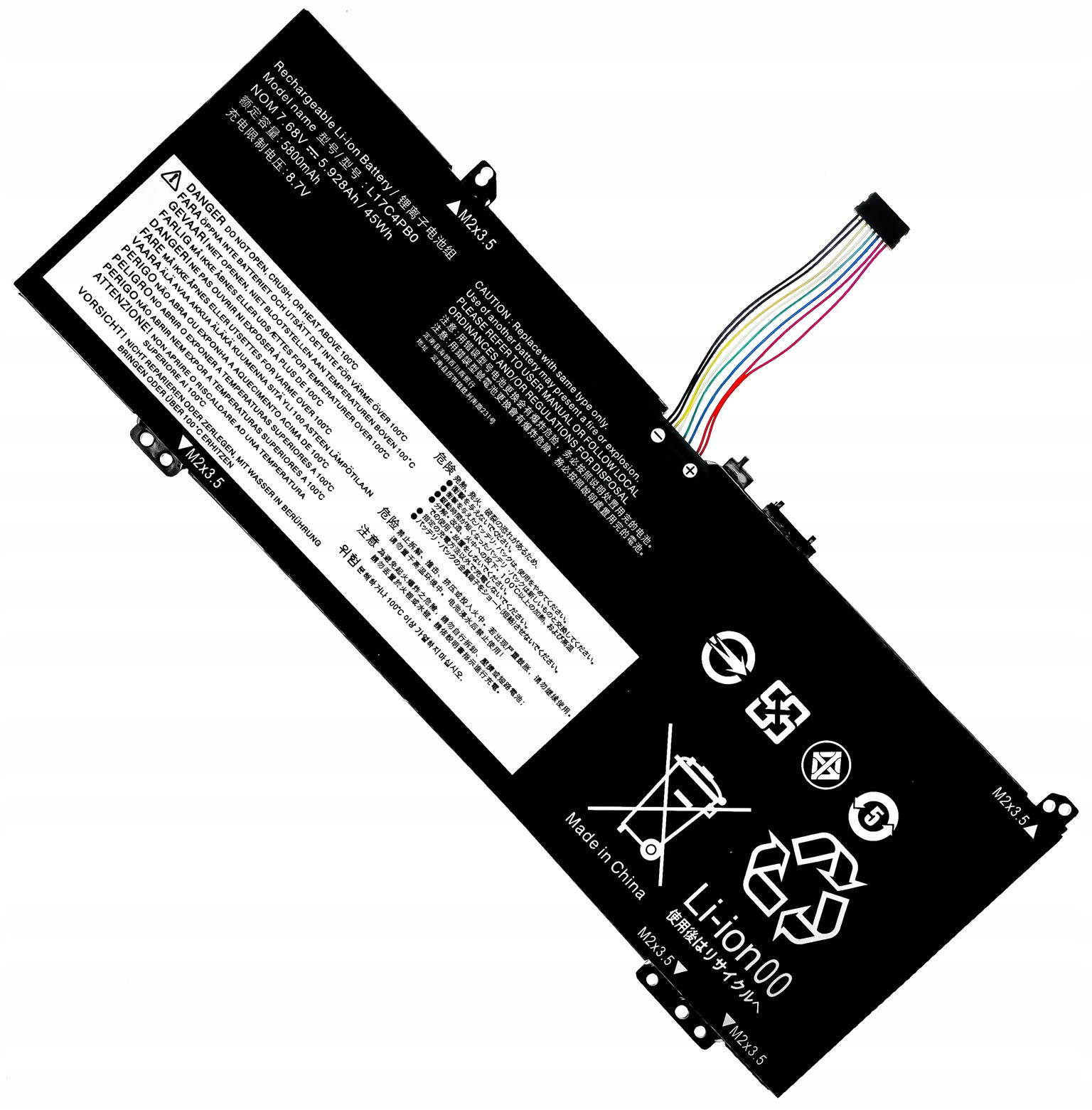 Nová batéria L17C4PB0 pre Lenovo Air 14, FLEX-14API, Flex 6-14, 6-14ARR