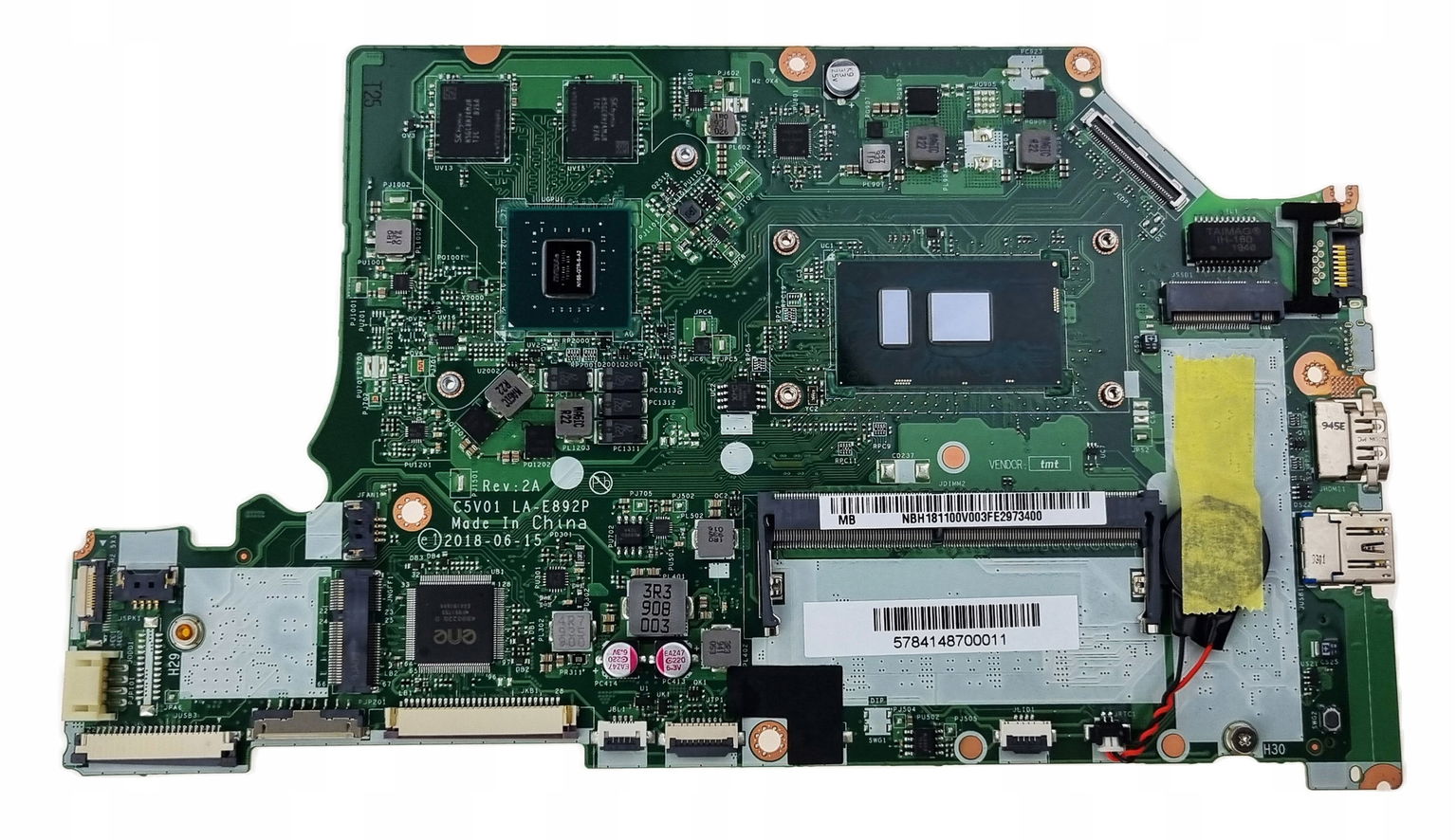 Nová Základná Doska Acer Aspire A315-53G i3 DDR4 C5V01 LA-E892P