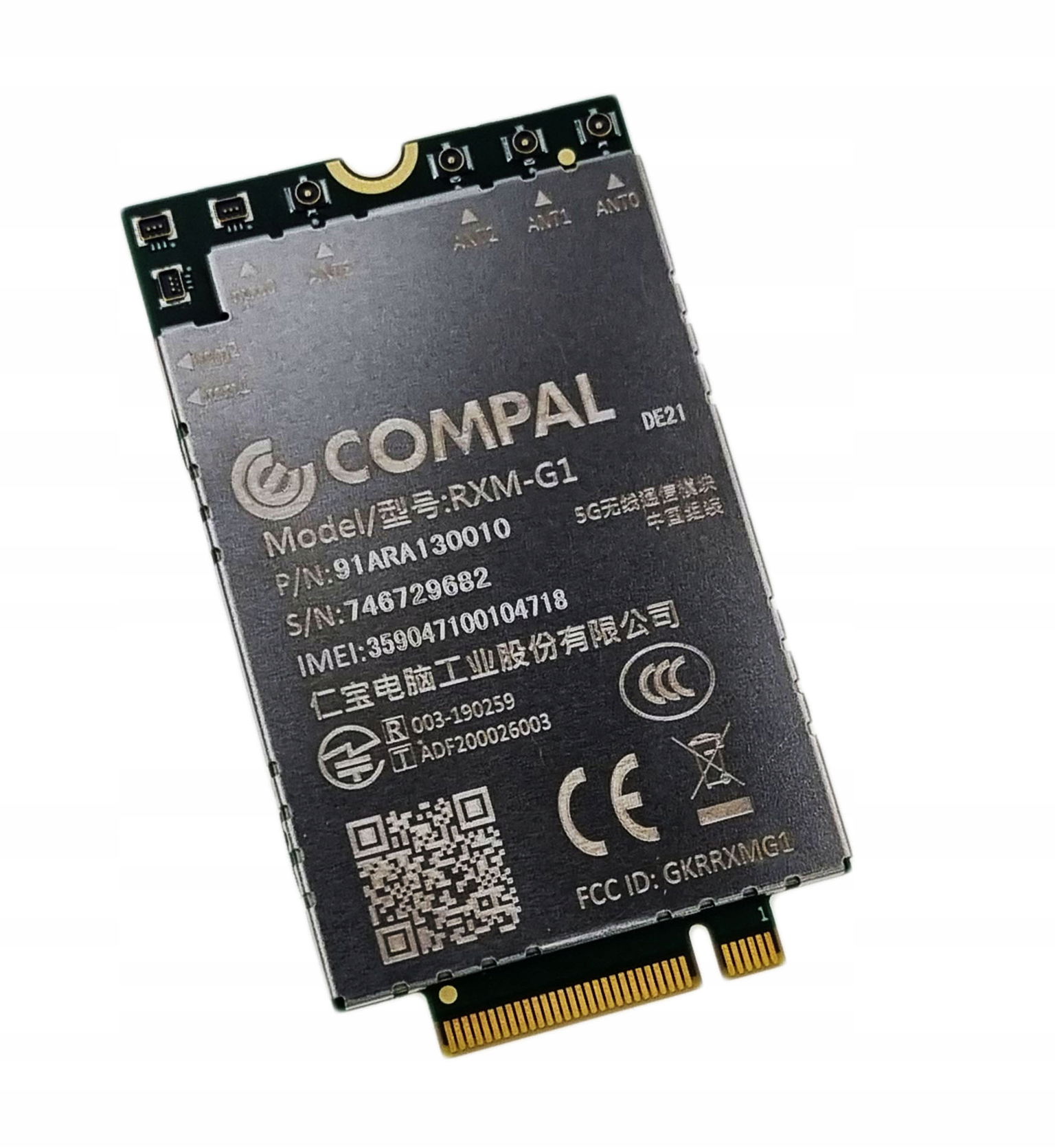 Nový Modem 5G Lte Compal RXM-G1 M.2