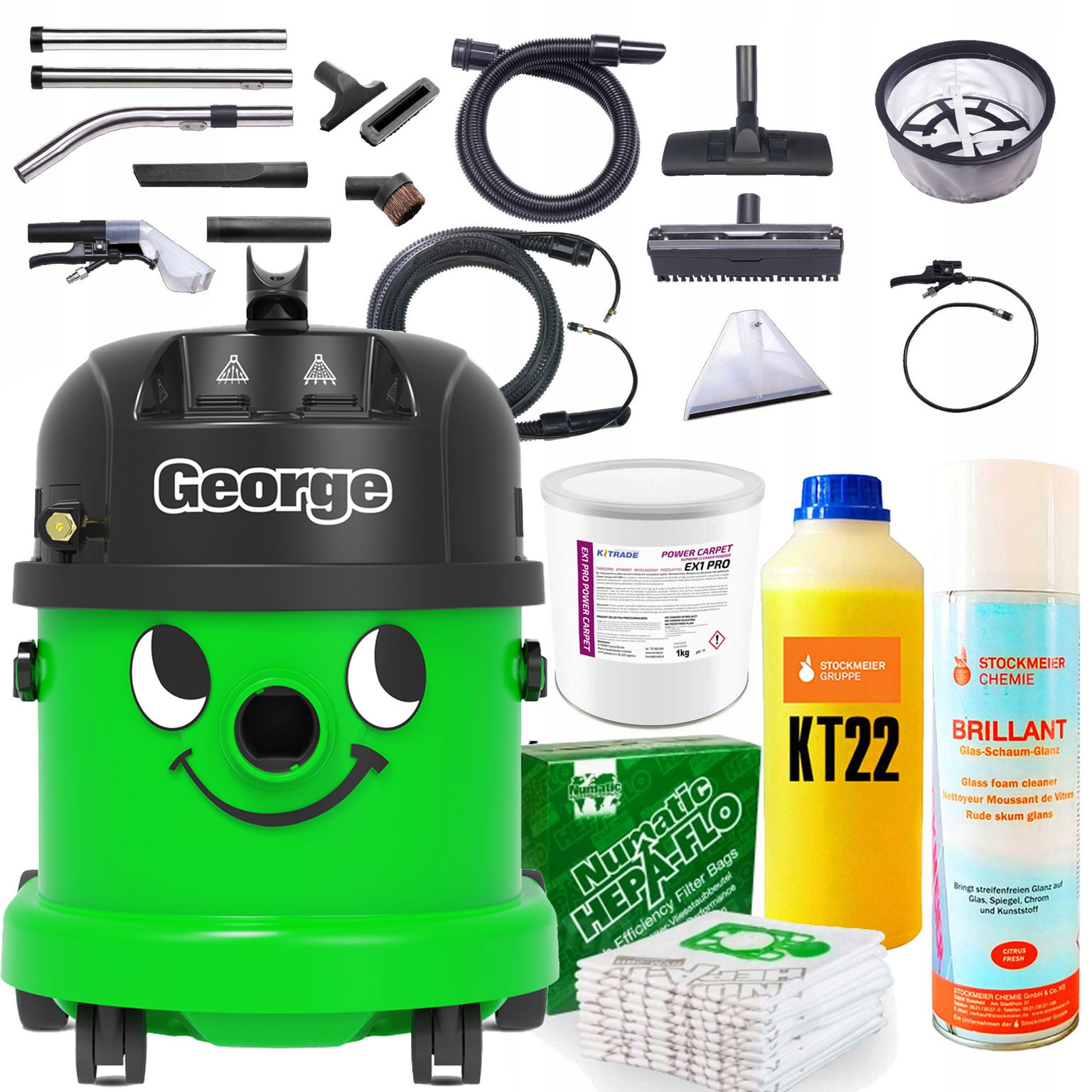 Numatic George GVE370-2 4-v-1 Prací Vysávač 1060 W