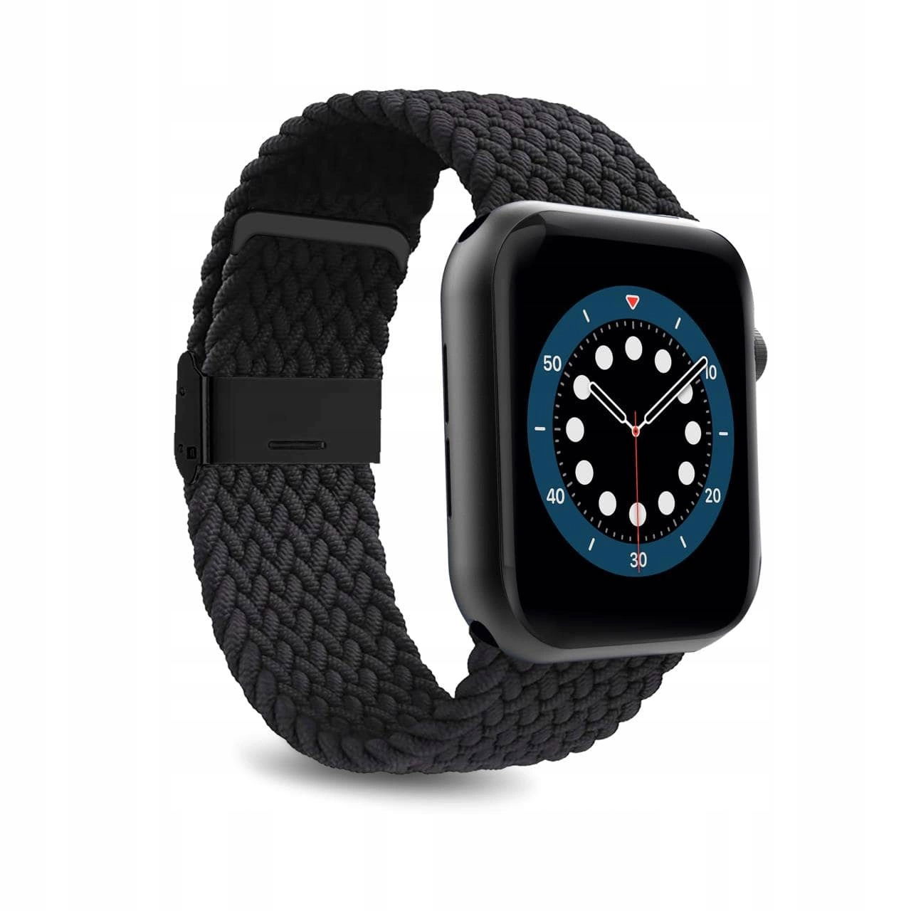Nylonový remienok Puro Loop pre Apple Watch 42 44 45 49 mm čierny