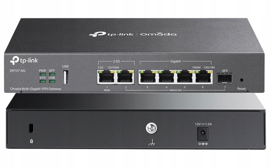 Obchodný router TP-Link ER707-M2 Omada Vpn Multigigabitový