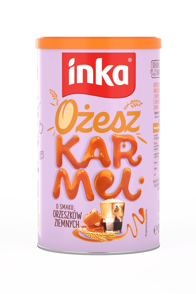 Obilná káva Inka OžeszKARMEL 120 g plechovka