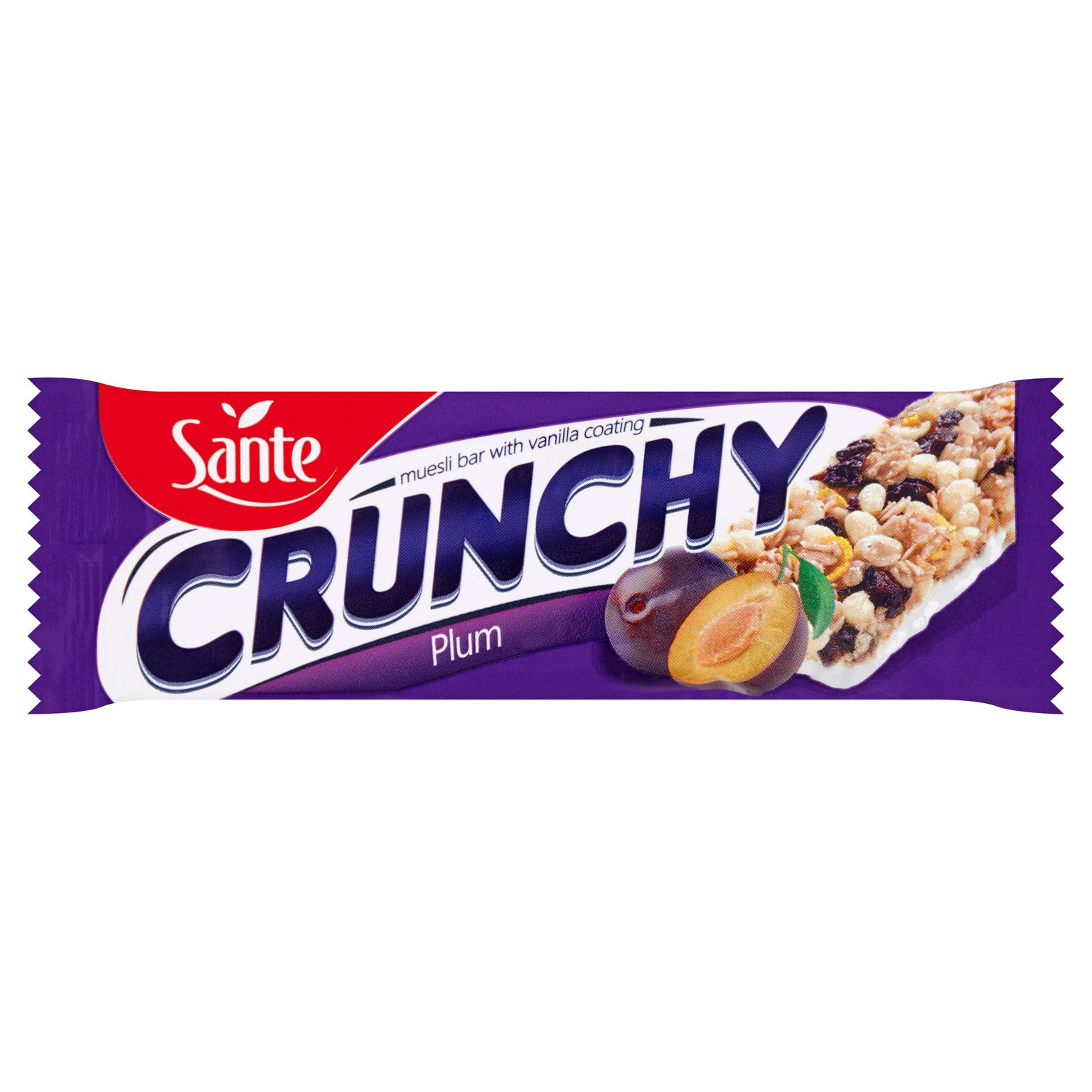 Obilná tyčinka müsli so sušenými slivkami Sante Crunchy 40 g