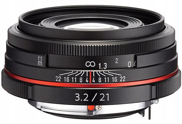 Objektív Hd Pentax-da 21 mm f/3.2 Al Limited čierny