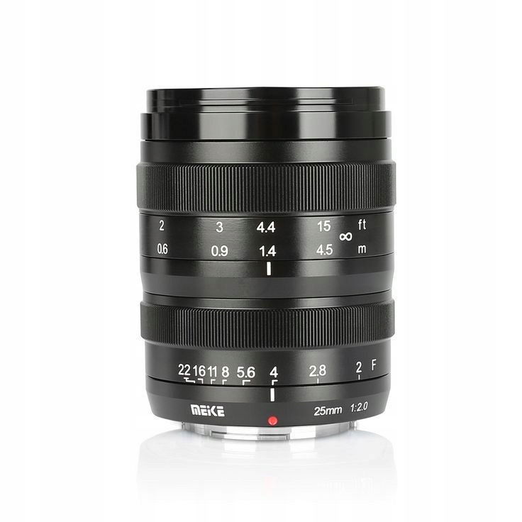 Objektív Meike MK-25 mm F/2.0 pre Mft
