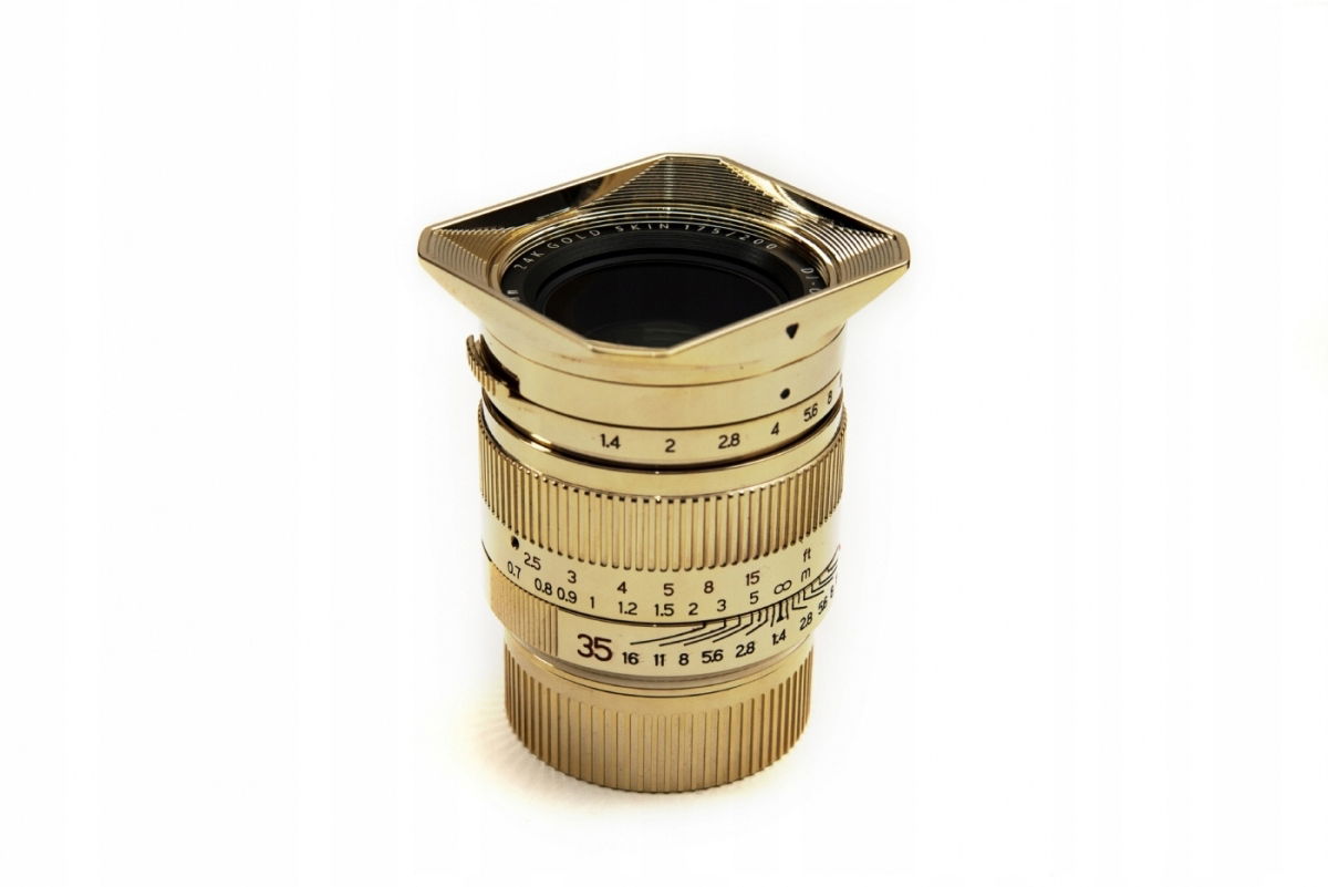 Objektív TTArtisan 35mm F1.4 Leica M 24K Gold