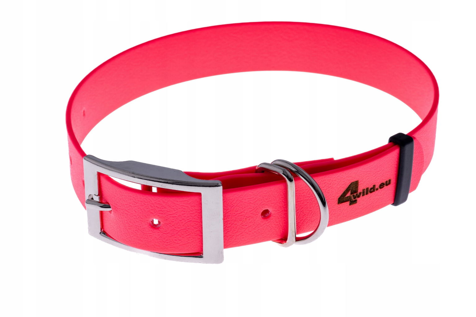 Obojok BioThane 4WILD 25 mm 28-38 cm neónový ružový