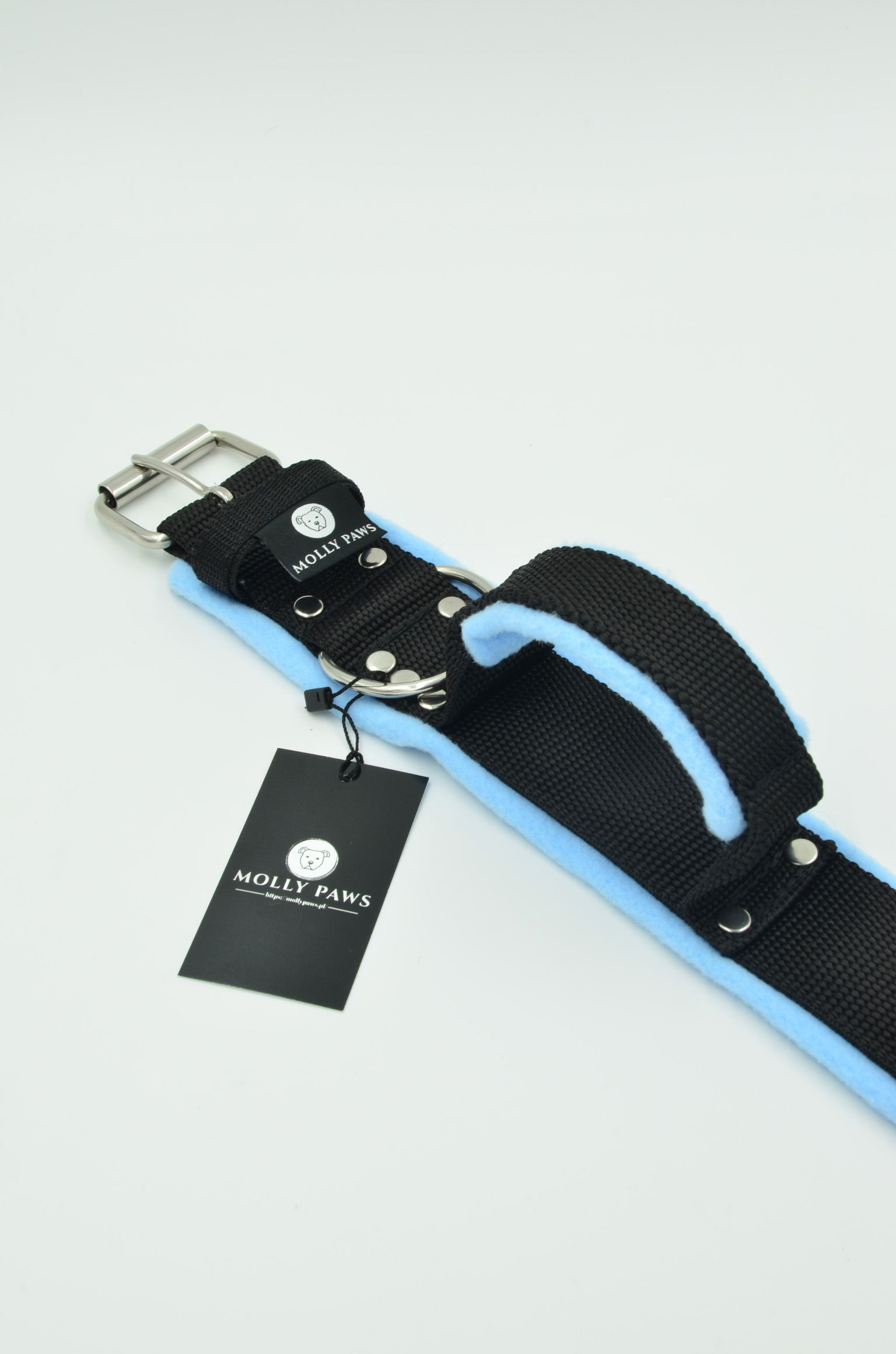 Obojok s držiakom pre veľkého psa Všetky farby Roz.58 cm-66 cm