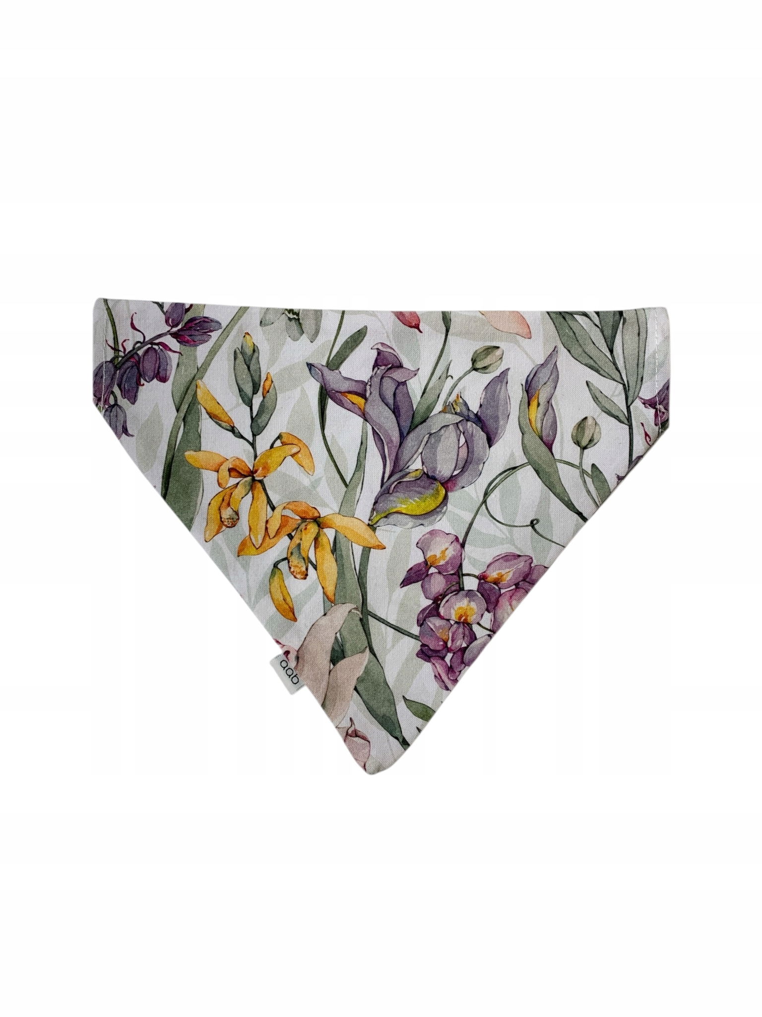 Obojstranná bandana pre psa Kvety veľkosť M