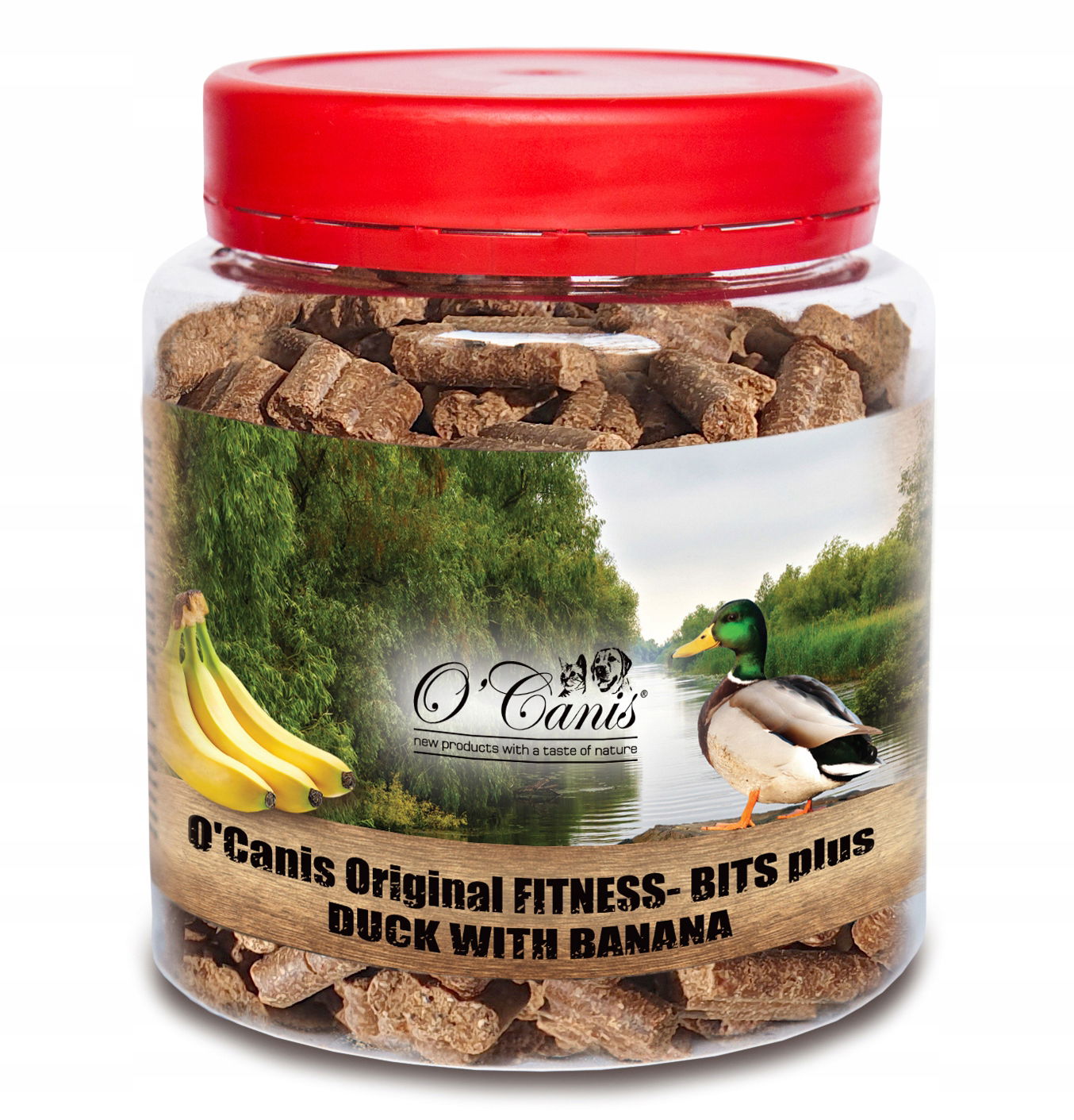 O'Canis Fitness-Bits pochúťka s pochúťkami, kačica, lososový olej 400 g