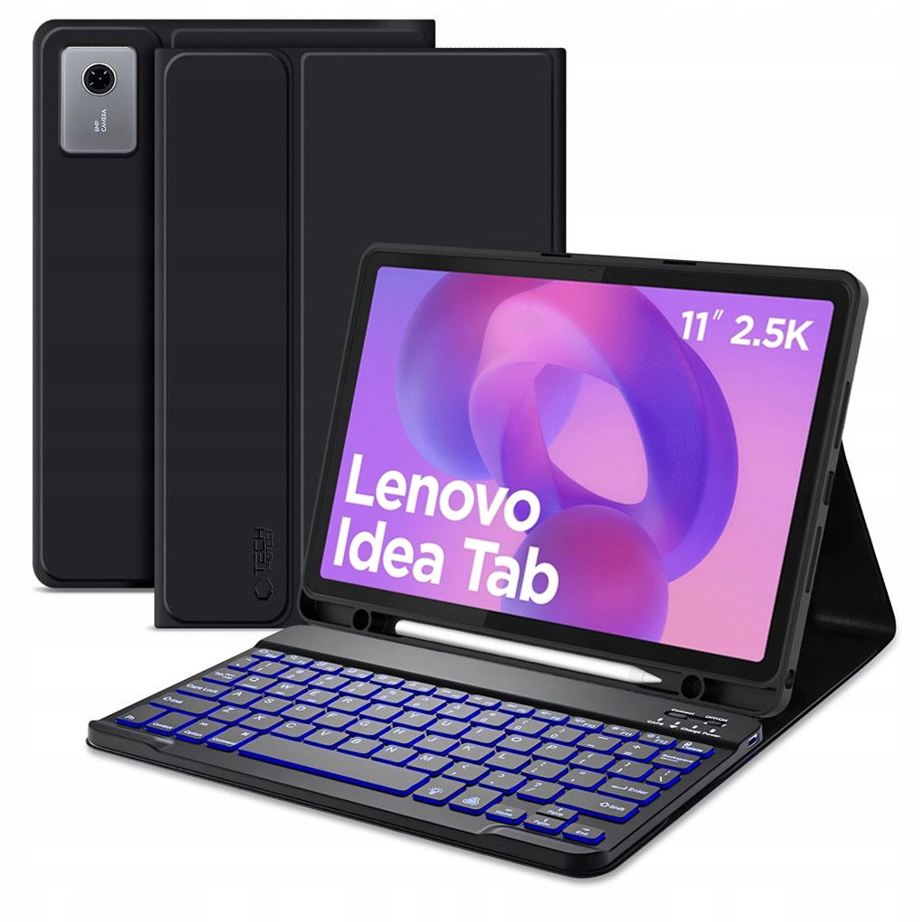 Ochranné puzdro Bluetooth Rgb klávesnica pre Lenovo IdeaTab 11"