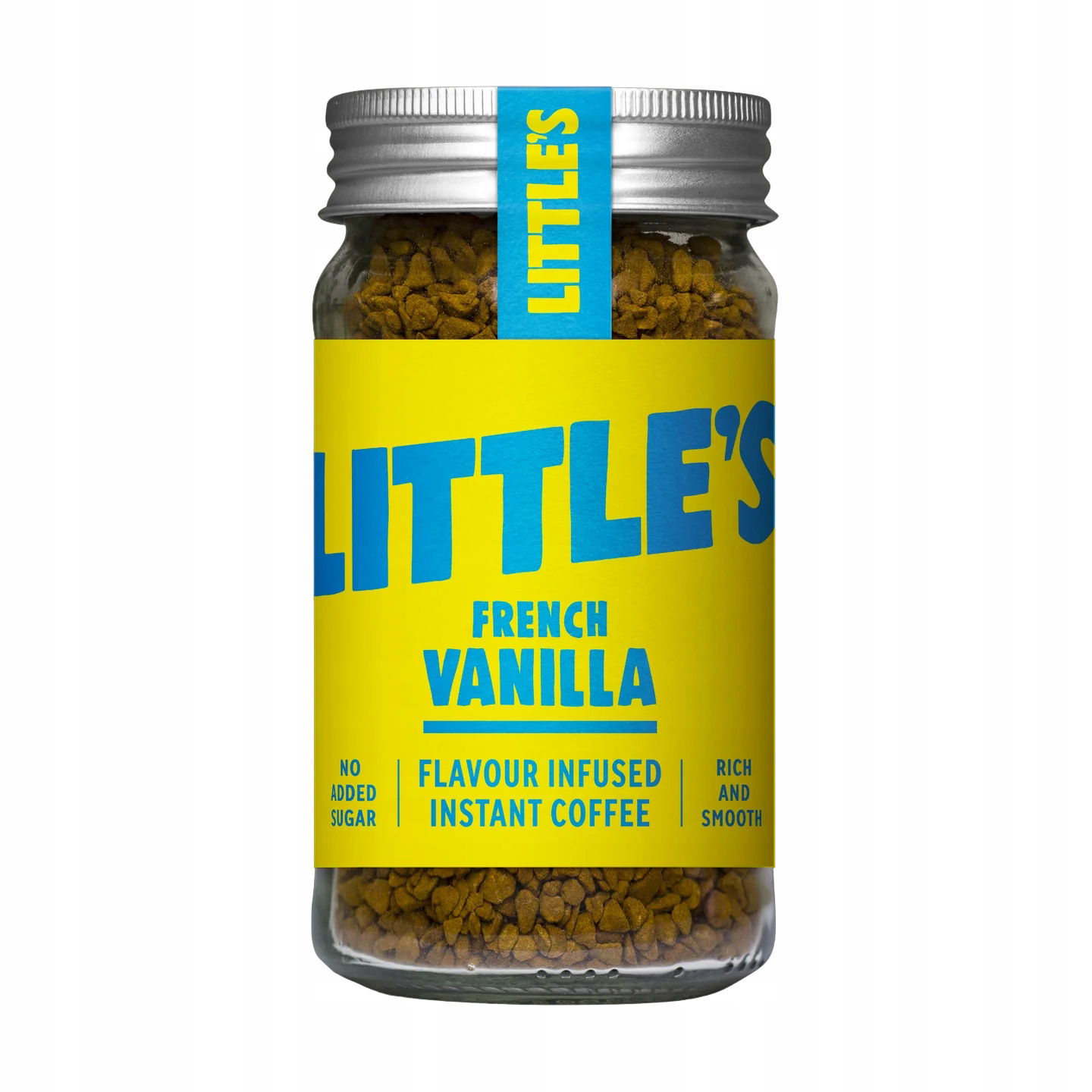 Ochutená, rozpustná káva Little's French Vanilla vanilová, 50 g