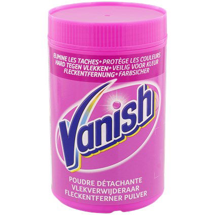 Odstraňovač škvŕn Vanish farba 600 g prášok na škvrny