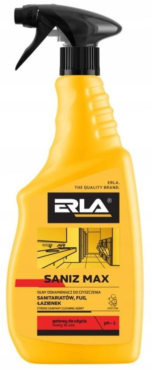 Odvápňovač Na Umývanie Sanitárnych Zariadení Erla Saniz Max 750 ML