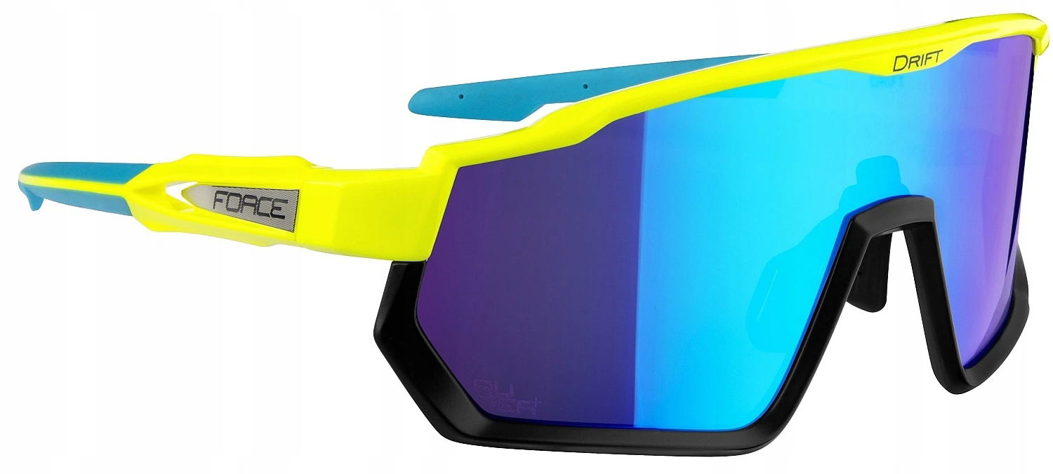 okuliare Force Drift Fluo Black/Blue