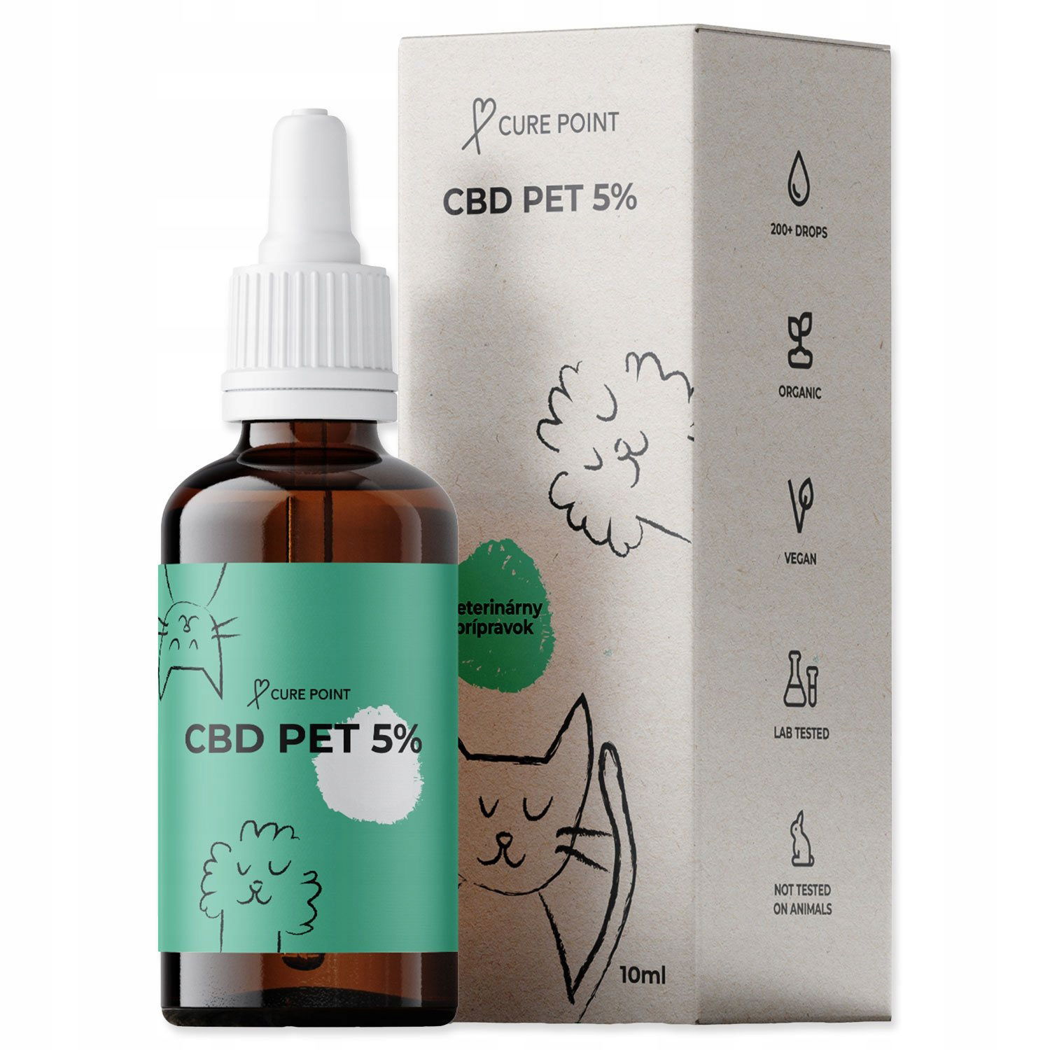 Olej Cbd Pet 5% 10ml